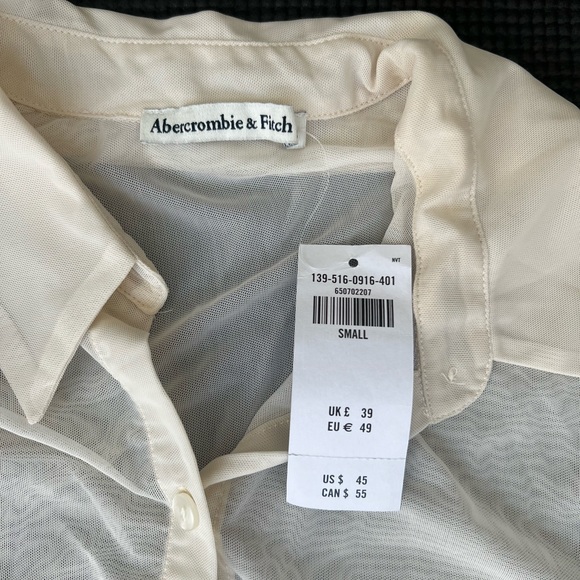 A&F Sheer Button Down - Picture 2 of 2